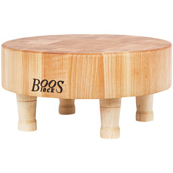 John Boos & Co. 12" x 3" Round Maple Cutting Board / Riser – item 650MCR1