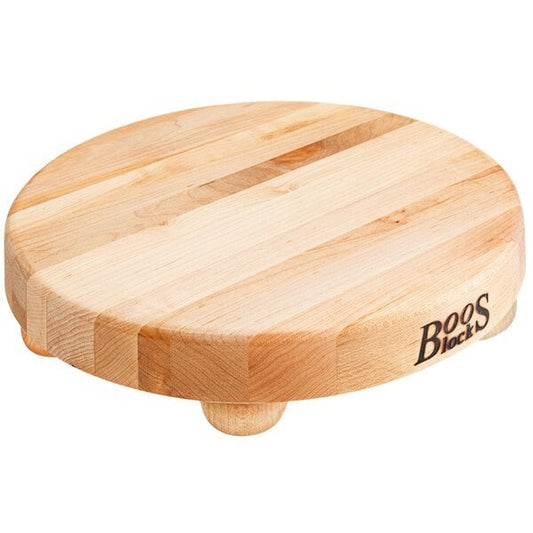 John Boos & Co. 12" x 1 1/2" Cutting Board w/ Bun Feet – item 650B12R