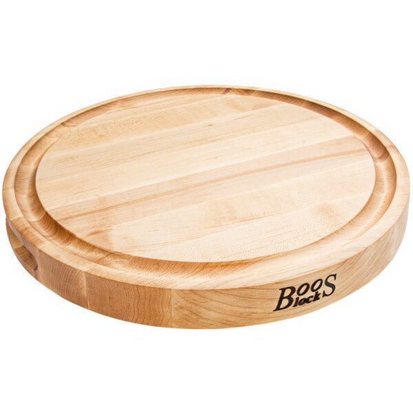 John Boos & Co. 15" x 1 3/4" Round Maple Cutting Board – item 650CB10511M15
