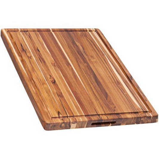 Teakhaus Cutting Board w/ Juice Canal and Hand Grips – item 497109