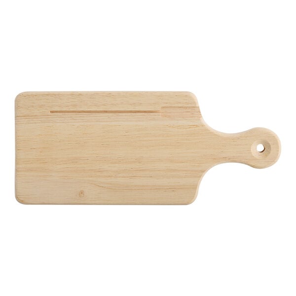 Choice 9" x 5 Cutting Board w/ Knife Slot and 4" Handle – item 164BB135K image 2