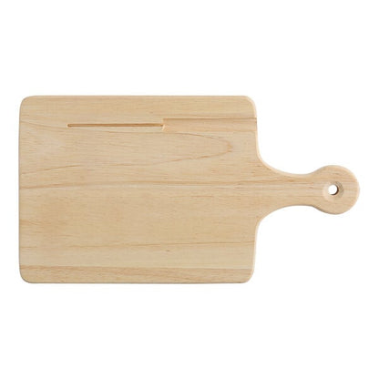 Choice 9 1/2" x 7 Cutting Board w/ Knife Slot and 4" Handle – item 164BB137K image 2