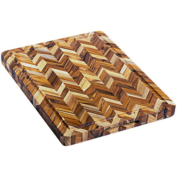 Teakhaus Cutting Board w/ Juice Canal and Hand Grips – item 497321