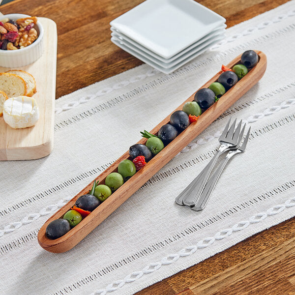 Ironwood Gourmet 16" Acacia Wood Olive Server Cutting Board – item 71428205