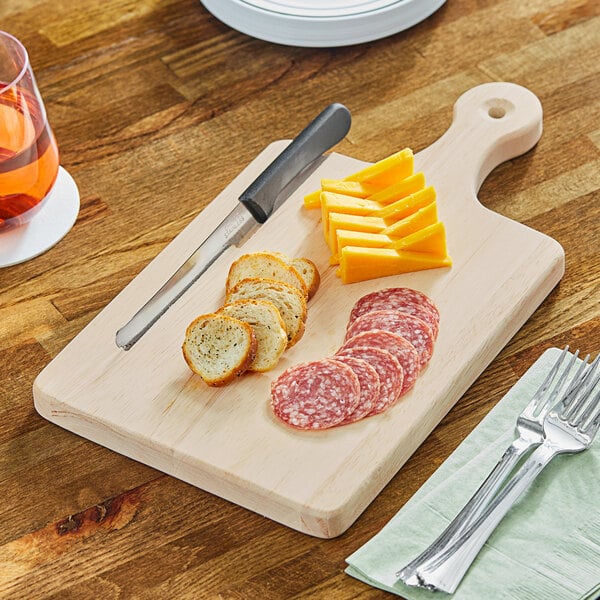 Choice 9 1/2" x 7 Cutting Board w/ Knife Slot and 4" Handle – item 164BB137K