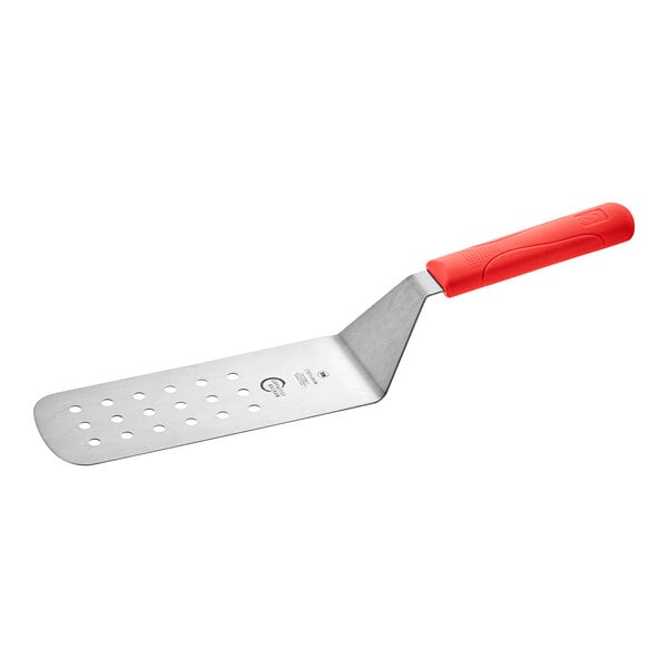 Mercer Culinary M18710RD Perforated Turner w/ Red Handle – item 470M18710RD