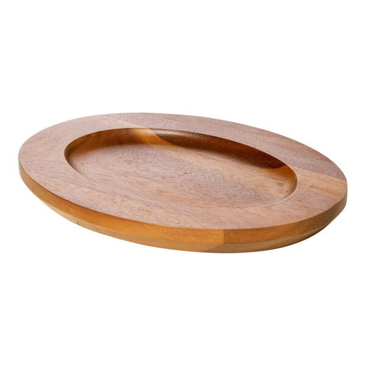 GET Heiss 8 5/8" Oval Wood Underliner – item 375SKOV16BASE