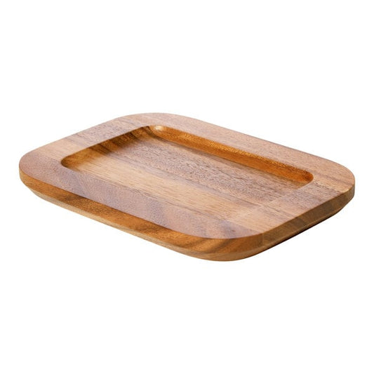 GET Heiss 8 7/8" x 6 5/8" Rectangular Wood Underliner – item 375SKRE14BASE