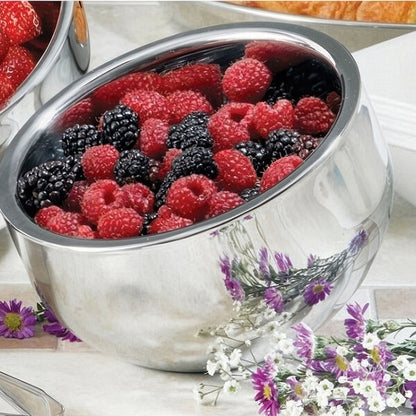 Bon Chef 61266 1 Qt. 12 oz. Angled Double Wall Serving Bowl – item 20161266 image 2