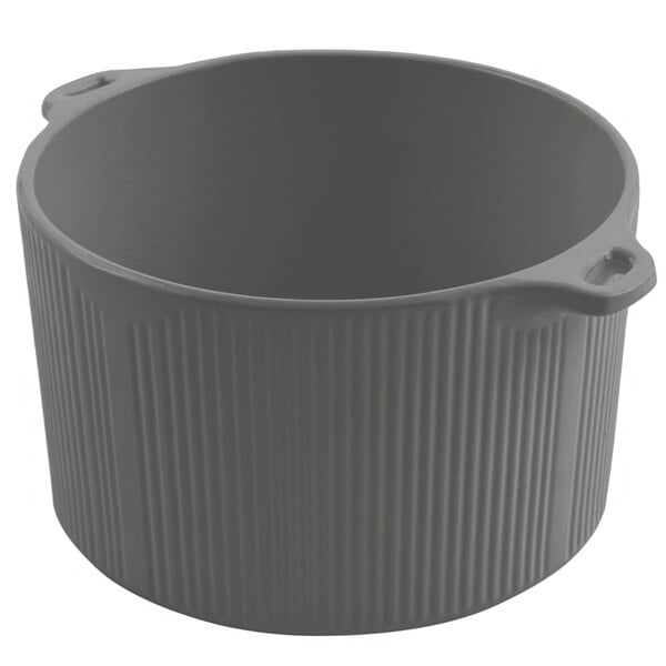 Bon Chef 9145 2 Qt. Platinum Gray Sandstone Serving Bowl – item 2019145PT