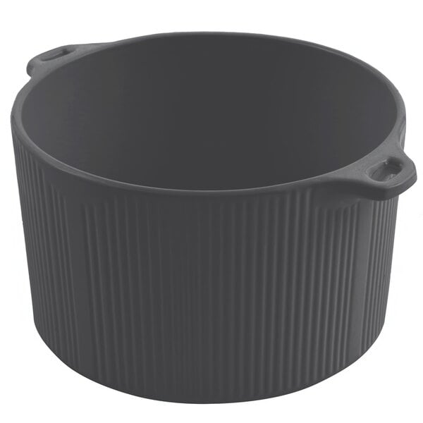 Bon Chef 9145 2 Qt. Smoke Gray Sandstone Serving Bowl – item 2019145SG