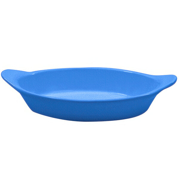 Tablecraft CW1730CBL 24 oz. Cobalt Blue Cast Serving Bowl – item 8081730CBL