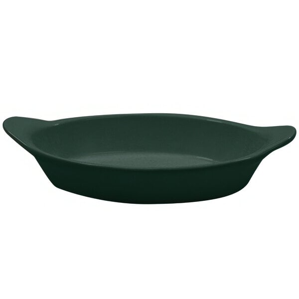 Tablecraft CW1730HGN 24 oz. Hunter Green Cast Serving Bowl – item 8081730HGN
