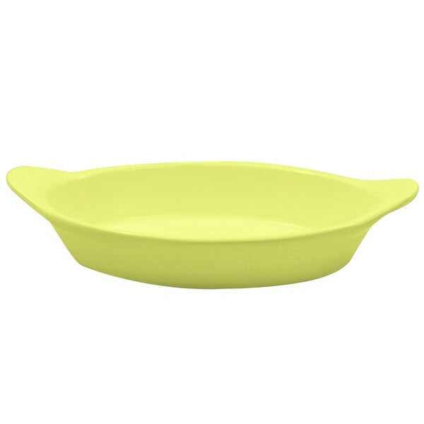 Tablecraft CW1730LG 24 oz. Lime Green Cast Serving Bowl – item 8081730LG