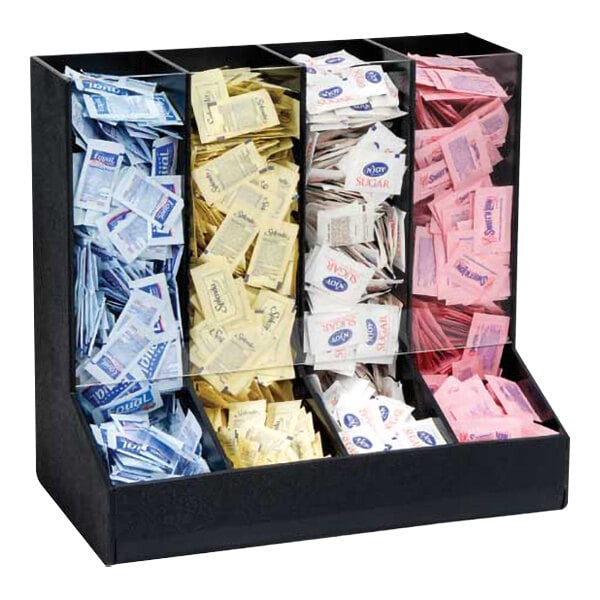 Dispense-Rite Polystyrene Condiment Organizer GFBO-4BT – item 679GFBO4BT
