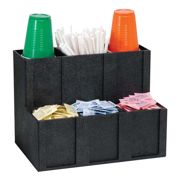 Dispense-Rite Polystyrene Condiment Organizer MCD-6BT – item 679MCD6BT