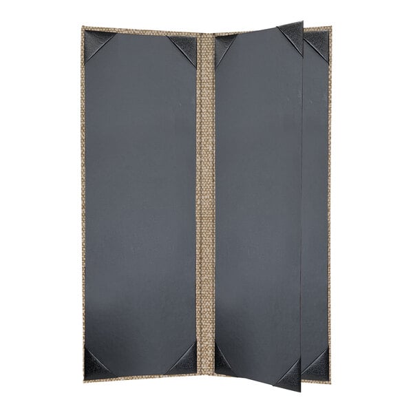 H. Risch, Inc. Milan 4 1/4" x 11" Customizable Menu Cover – item 759425MIAL4V