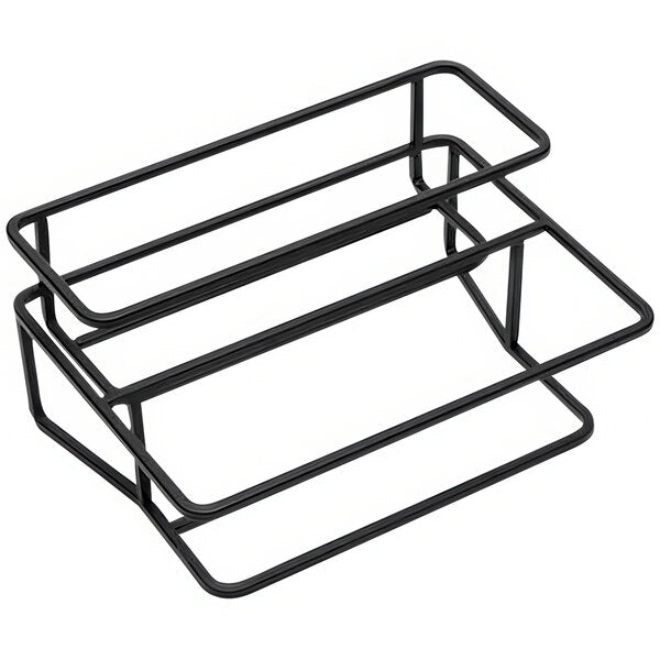 Twilight 12 3/4" x 9" Iron 2-Tier Wire Condiment Organizer – item 124BTS2