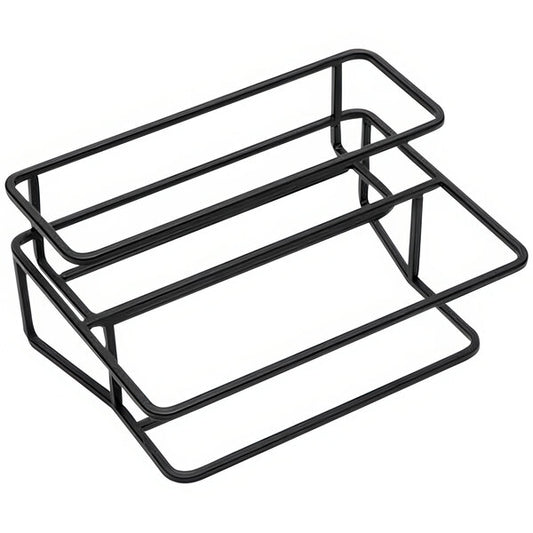 Twilight 12 3/4" x 9" Iron 2-Tier Wire Condiment Organizer – item 124BTS2