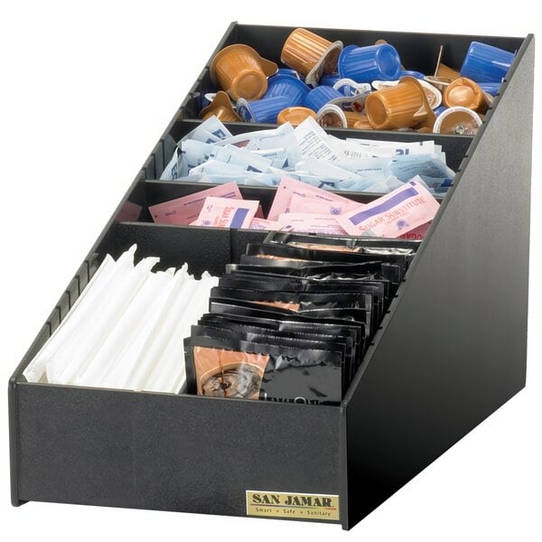 San Jamar L2900 Coffee Condiment and Condiment Organizer – item 712L2900