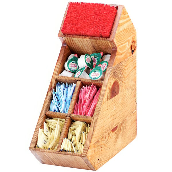 Madera Condiment Display w/ Removable Dividers - 13" x 6" – item 211205299