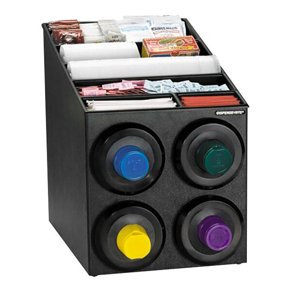 Dispense-Rite Polystyrene Condiment Organizer SLR-SL-2X2BT – item 679SLRSL2X2BT