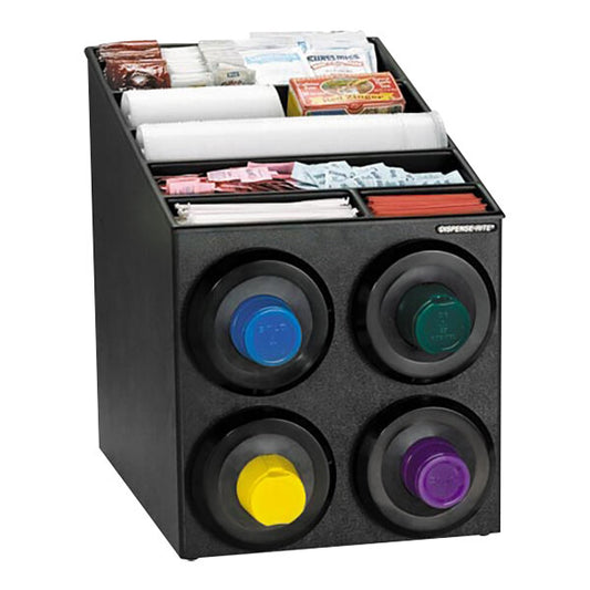 Dispense-Rite Polystyrene Condiment Organizer SLR-SL-2X2BT – item 679SLRSL2X2BT