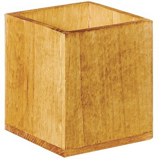 Madera Rustic Pine Cup / Stir Stick - 3 Condiment Organizer – item 2112211199