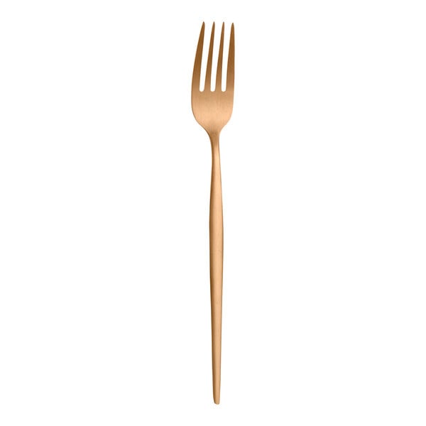 Amefa Soprano Copper 7 3/16" Heavy Dessert Fork – item 548114AEB340