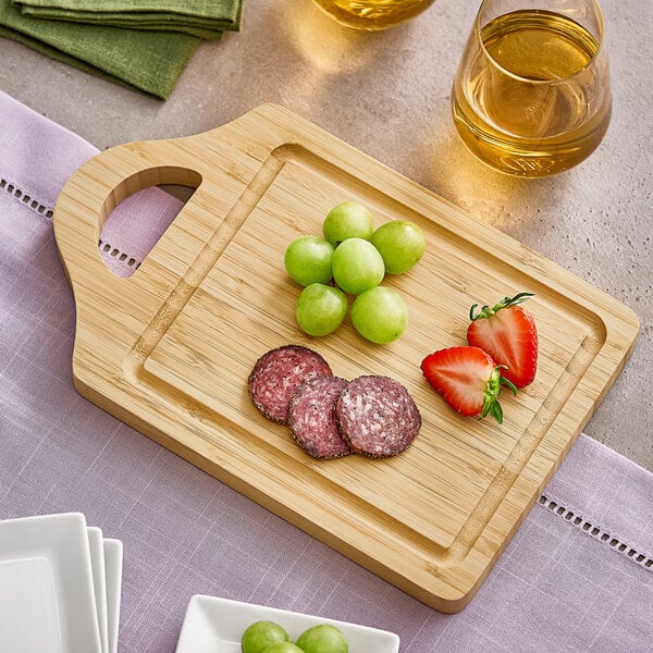 Franmara 11" x 7 1/8" Bamboo Cheese Cutting Board w/ Handle – item 2081086