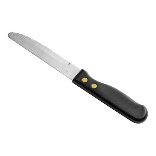 Libbey 201 2492 Steak Knife w/ Black Polypropylene Handle – item 9592012492