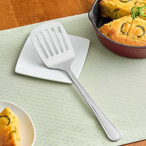 GET BSRIM-15 13" Mirror Slotted Spatula – item 375BSRIM15 image 2