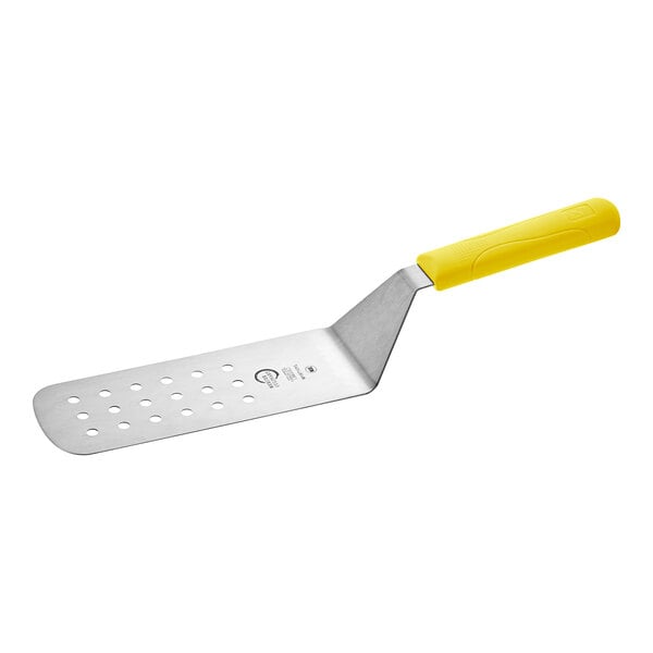Mercer Culinary M18710YL Perforated Turner w/ Yellow Handle – item 470M18710YL