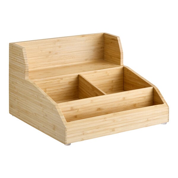 Cal-Mil Bamboo Condiment Organizer - 15" x 14" x 9 1/2" – item 211201960