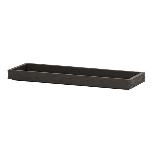 Cal-Mil Brooklyn 20" x 6" Black Narrow Serving Tray - -13 – item 21106206113