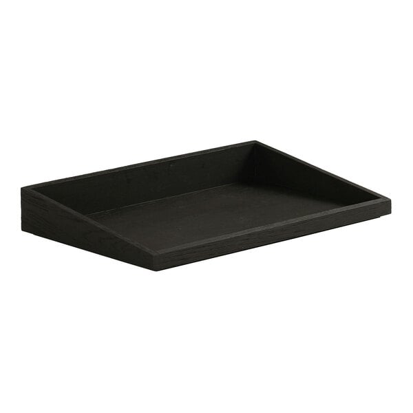 Cal-Mil Brooklyn 12" x 20" Black Serving Tray / Box - -13 – item 2111242122013