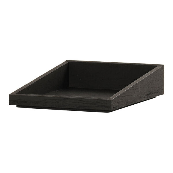 Cal-Mil Brooklyn 10" x 12" Black Serving Tray / Box - -13 – item 2112342101213