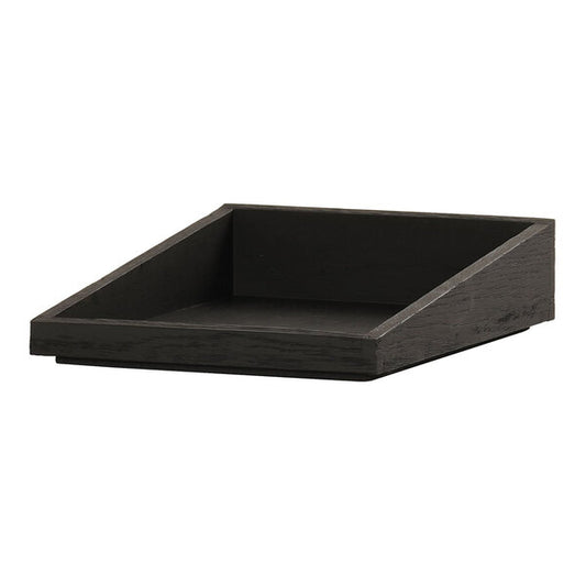 Cal-Mil Brooklyn 10" x 12" Black Serving Tray / Box - -13 – item 2112342101213