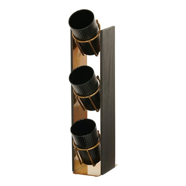 7 1/4" x 7 3/4" Wood 3-Tier / Flatware w/ Condiment Display – item 2111341113 image 2