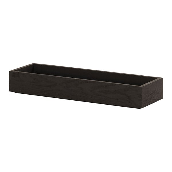 Cal-Mil Brooklyn 20" x 6" Black Narrow Serving Tray - -13 – item 2113106206313