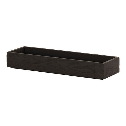 Cal-Mil Brooklyn 20" x 6" Black Narrow Serving Tray - -13 – item 2113106206313