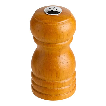 Acopa 4" Matte Wooden Salt Shaker – item 176PSS04BR