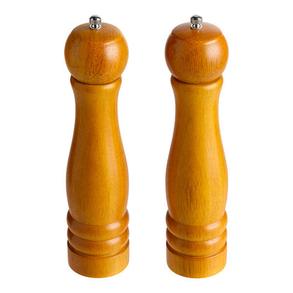 Acopa 10" Matte Wooden Salt / Pepper Mill – item 176PMST10BR