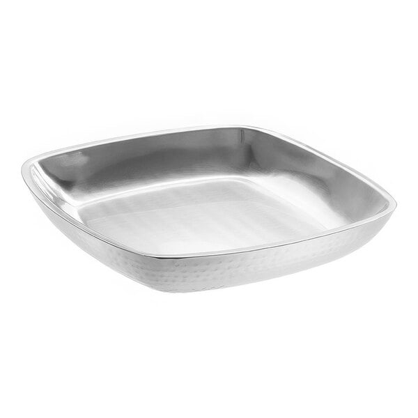 American Metalcraft" Square Double Serving Tray w/ Hammered – item 124DWHSSEA12