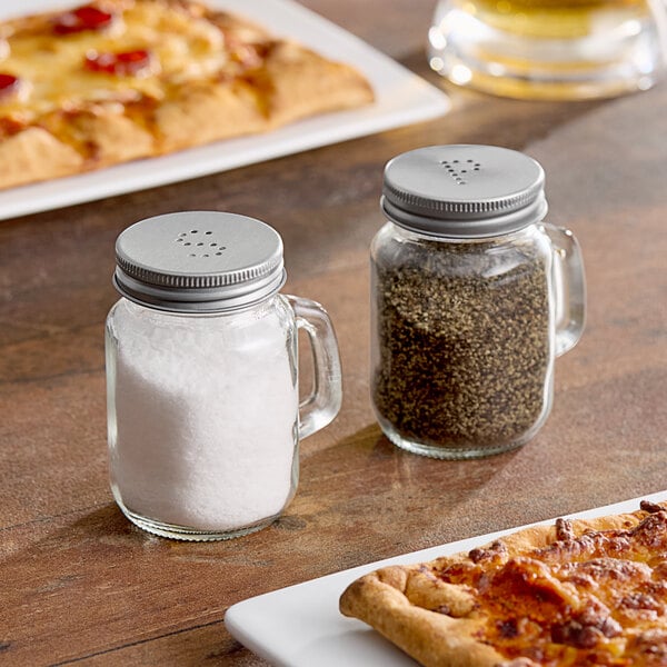 4 oz. Mason Jar Salt & Pepper Shaker – item 124MSP4 image 2