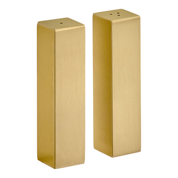 2 oz. Gold Rectangular Salt & Pepper Shaker – item 124SPDG33