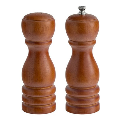 American Metalcraft" Mahogany Finish Salt & Pepper Mill – item 124WPMS62