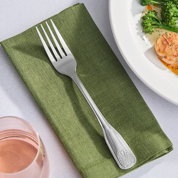 Libbey Brandware 127 030 Coral 7 5/8" Heavy Dinner Fork – item 959127030 image 2