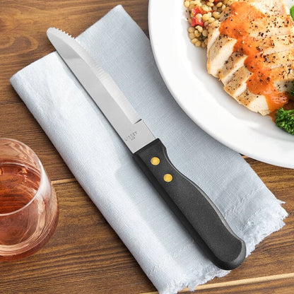 Libbey 201 2492 Steak Knife w/ Black Polypropylene Handle – item 9592012492 image 2