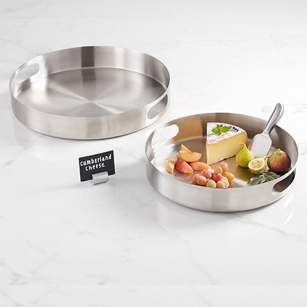 American Metalcraft 1/8" Stainless Serving Tray – item 124STS12 image 2